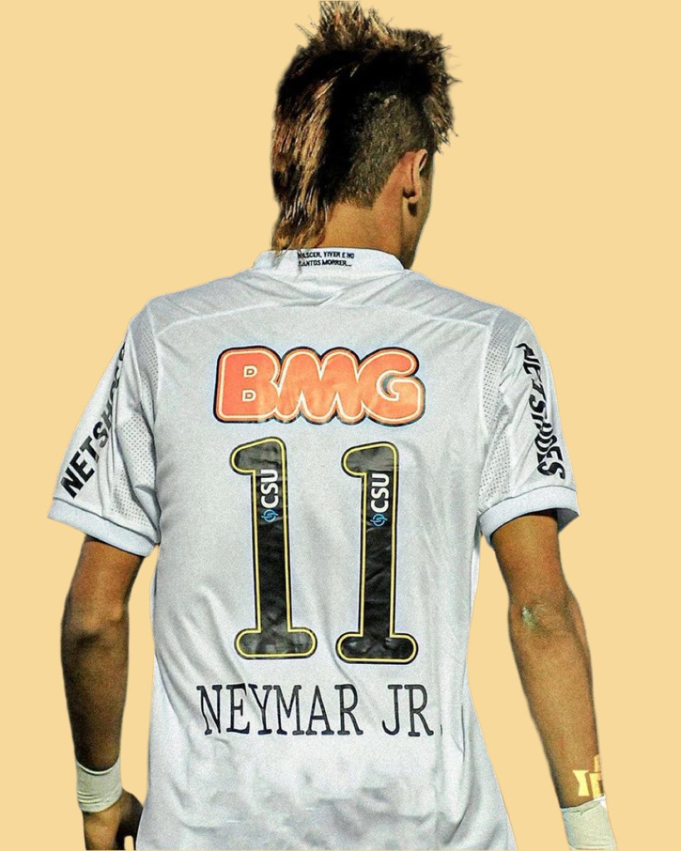 Neymar 2011 Santos Home Jersey