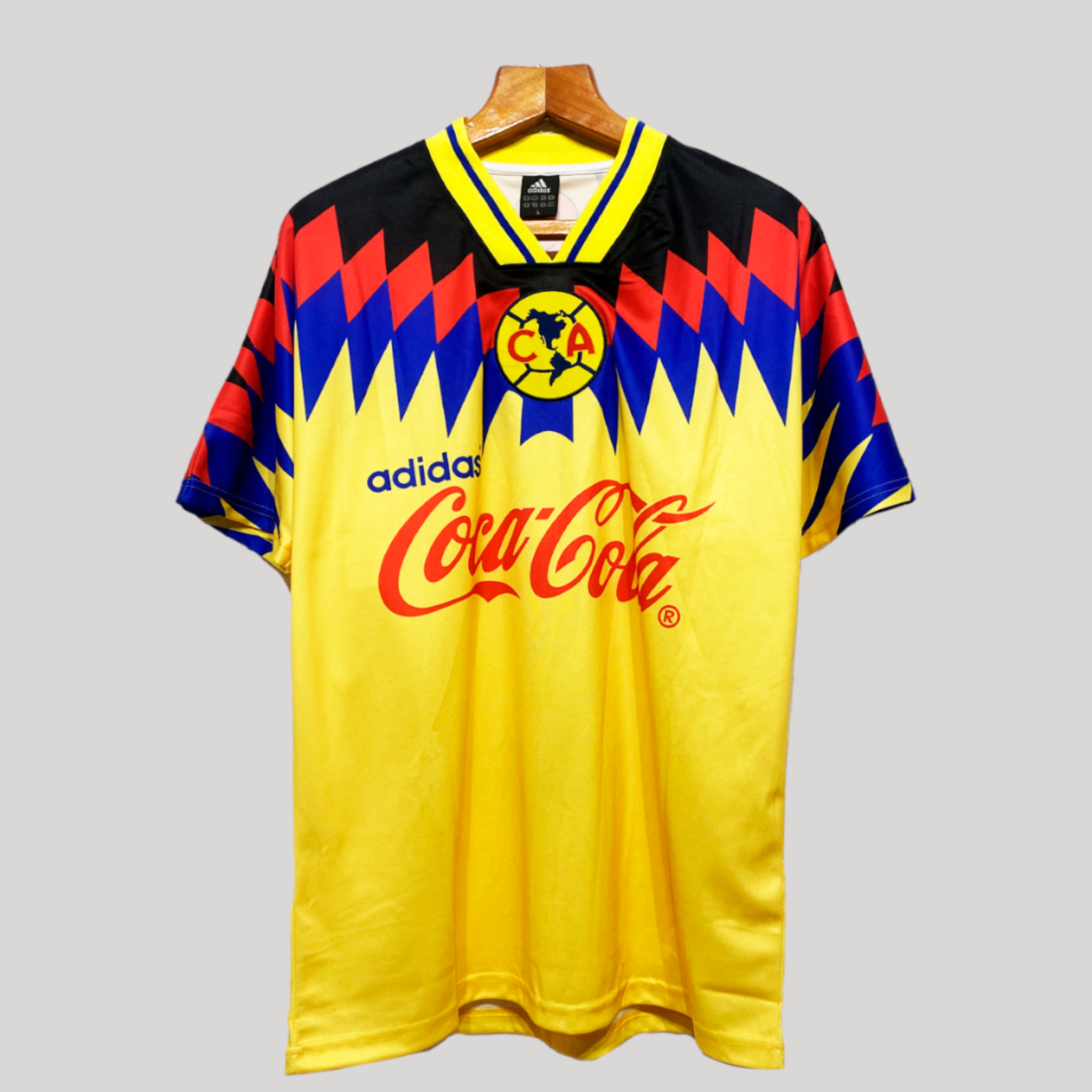 Vintage Soccer Jerseys Club America Away Jersey Shirts 1995