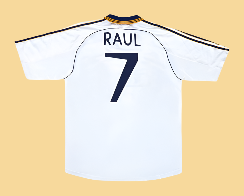 Real Madrid 2001 Home Jersey