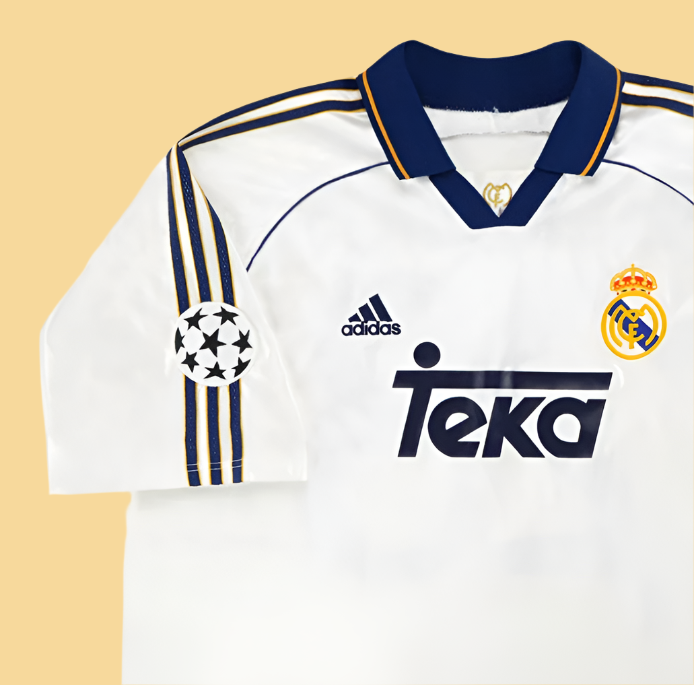 Real Madrid 2001 Home Jersey