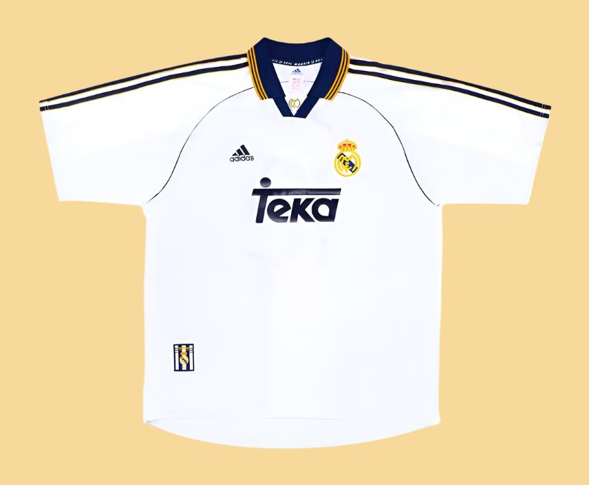 Real Madrid 2001 Home Jersey