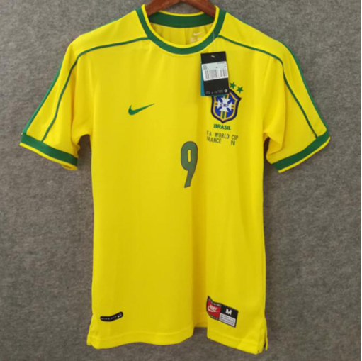 Ronaldo 1998 Brazil Shirt - 1998 Brazil Shirt | MuchoGoal Kits